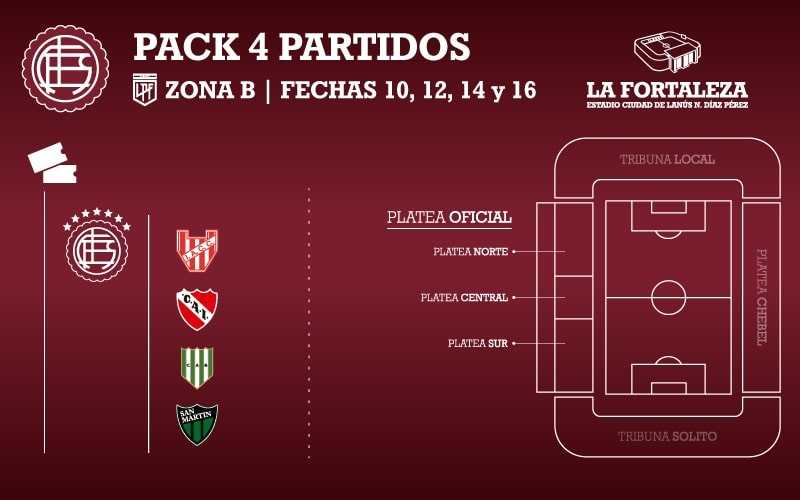 PACK LPA 4 PARTIDOS